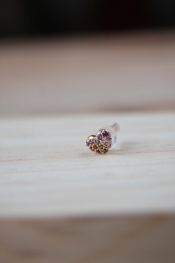 mini corazones multicolor