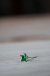 mini circonita estrella verde