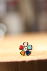 mini flor pequeña esmaltada
