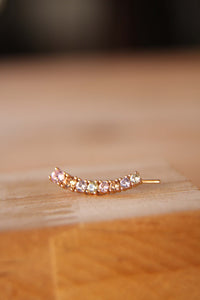 ear cuff barrita circonitas colores