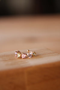 ear cuff aro con circonitas tonos pastel